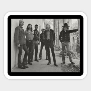 Allman Brothers / Vintage Photo Style Sticker